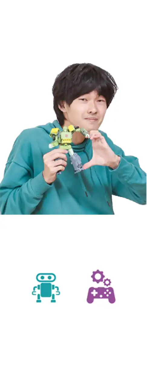 ゲームも作れるロボットエンジニア！