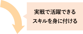 実戦で活躍できるスキルを身に付ける