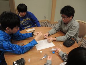 宿泊研修BIO20160408-11 グループワーク１