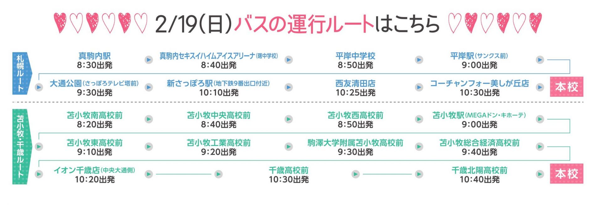 2月19日バス情報
